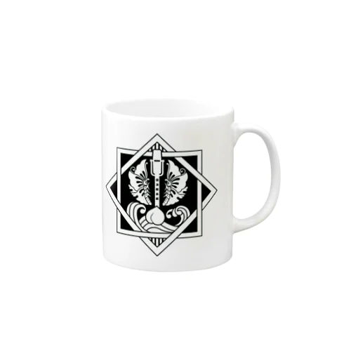 漫才総本家Tシャツ/濃色/ロゴ白 Mug