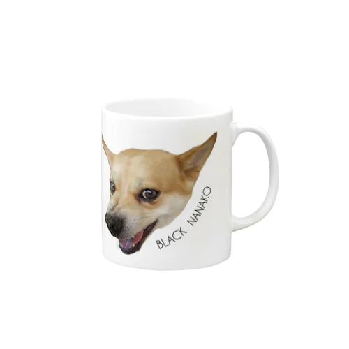 ブラックななこ Mug