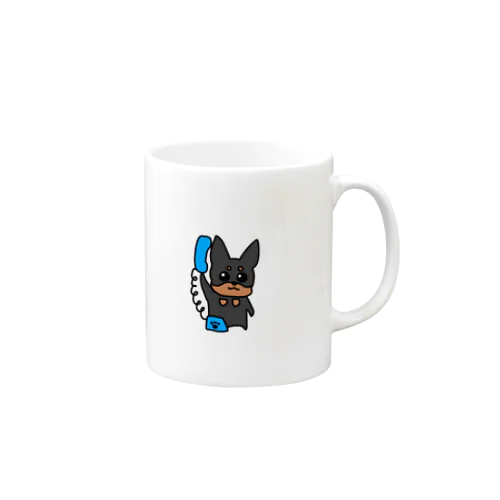 ミニピンもしもし Mug