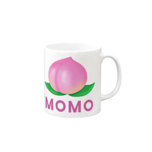 桃のTシャツ・パーカー・マグカップ可愛いグッズ Mug