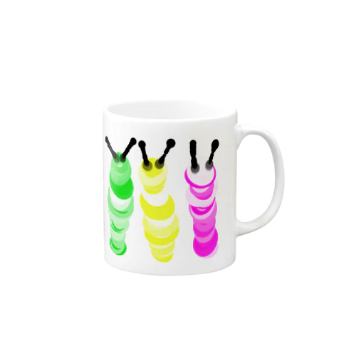芋虫三人 Mug