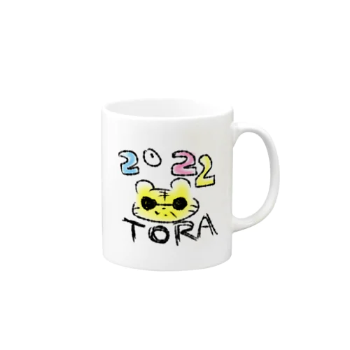 2022とらちゃん(ホワイト) Mug