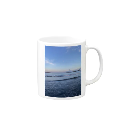 波の煌めき Mug