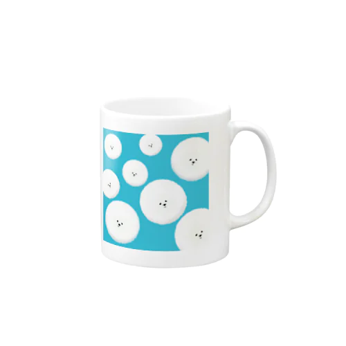 ビションフリーゼ まんまるたくさん Mug