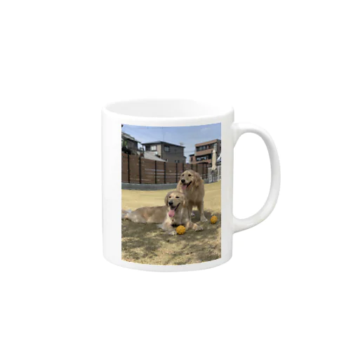 Golden Retriever Sarah&Taro2 Mug