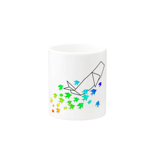 マッコウクジラと魚の群れ Mug