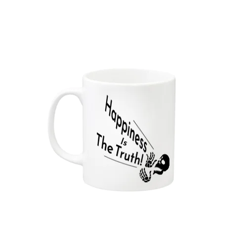 Happiness Is The Truth!（黒） Mug