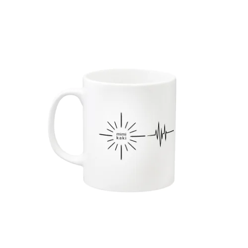 耳かき - mimikaki - #2 白 Mug
