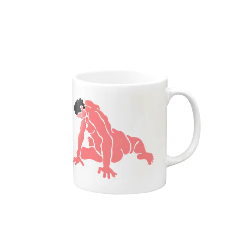 A girl stretching Mug