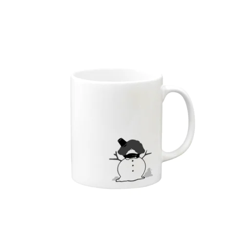 さむいけどたのしいぬ　マグカップ Mug