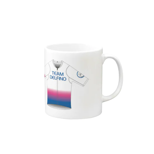 TEAM DELFINO サイクルジャージ（表） Mug