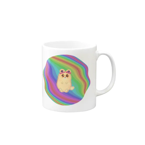 Danguma Rollie マグカップ ふにゃふにゃまるのかたち 文字なしver. Mug