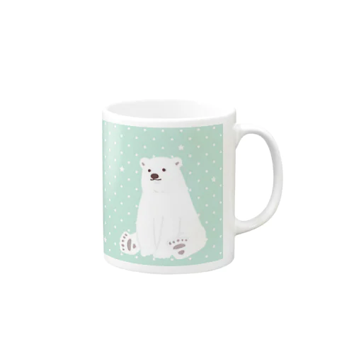 マグカップしろくまみずたま Mug