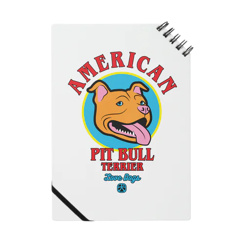 Love❤️Dogs（アメリカンピットブルテリア・オルタナティブ） Notebook
