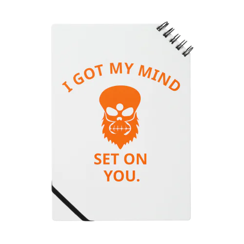 I GOT MY MIND SET ON YOU.(橙) Notebook