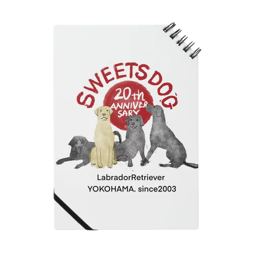 sweetsdog20周年アニバーサリー4LAB Notebook