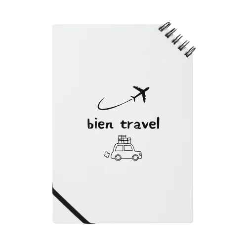 【モノクロ】bien旅行オリジナルグッズ Notebook