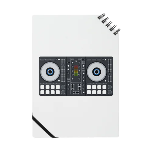 シンプルなDJコントローラーのイラストです! Notebook