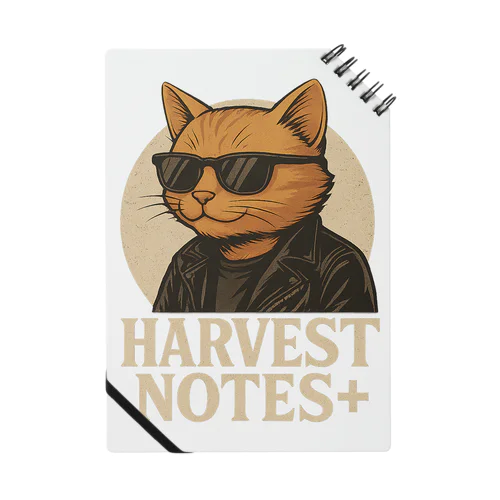 にゃんぐすた × Harvest Notes+ Notebook