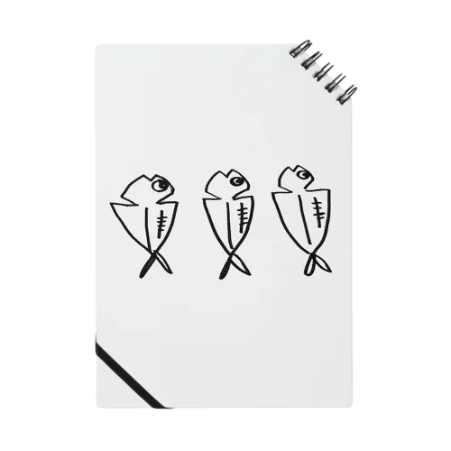 monokuro de aji-no-hirakist Notebook