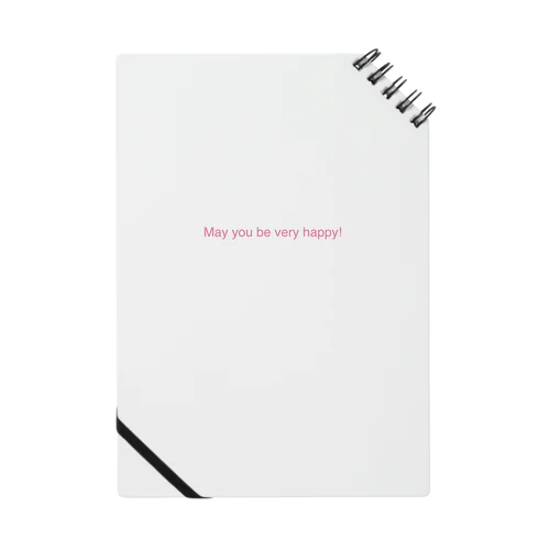 may you be very happy! Notebook