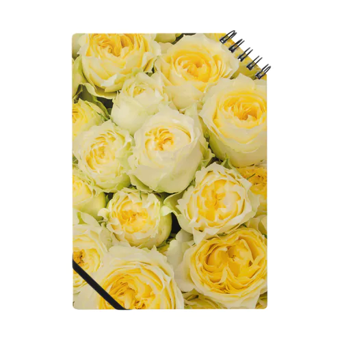 薔薇柄(黄) Notebook