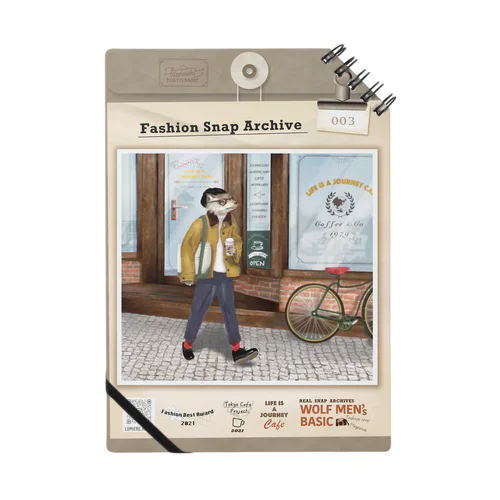 アートディレクターHitosiさん Notebook