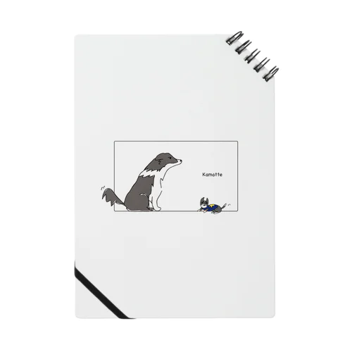 ボーダーコリーとチワワはかまってほしい Notebook
