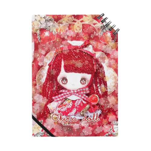 Okina doll StrawberryDoll Notebook