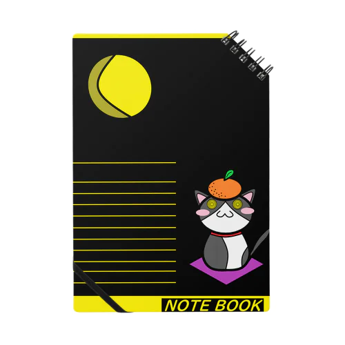 月見にゃんこ　ノート Notebook