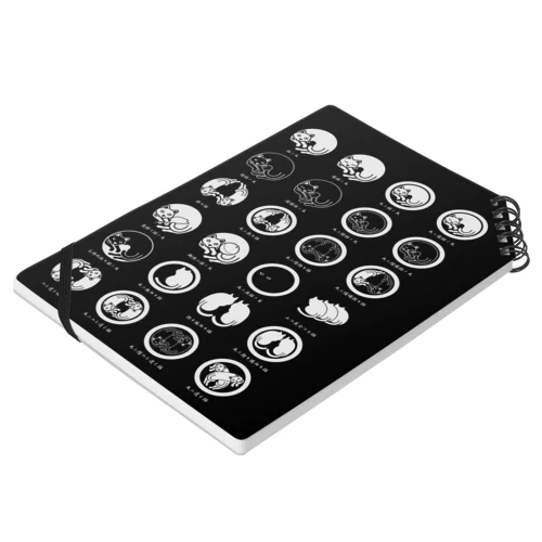 ねこ家紋 Notebook