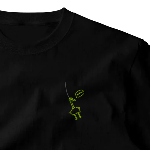 蓄光で光る雰囲気のオメデト・バード One Point T-Shirt