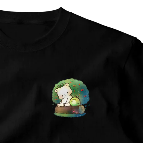 森のしろくまとエコペン One Point T-Shirt