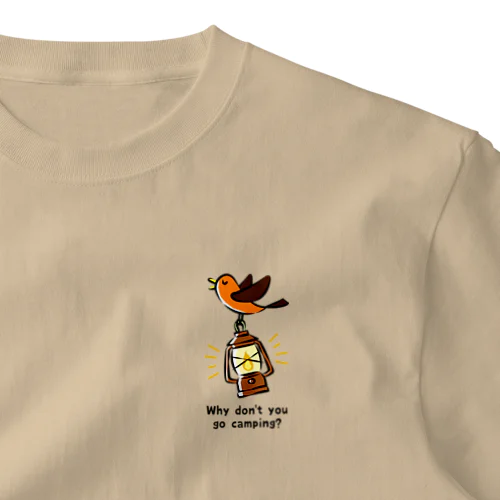 ランタンを運ぶ鳥 One Point T-Shirt