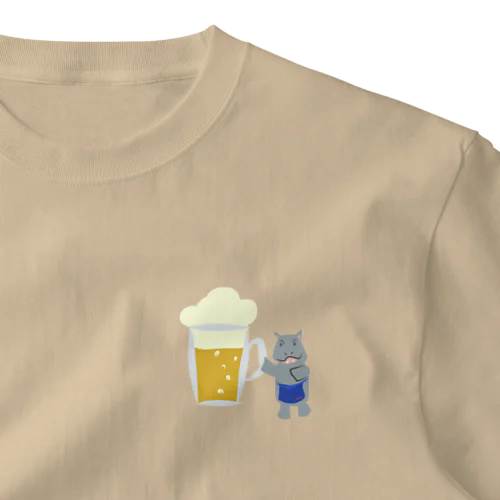 ビールとカバ（こちらが本日のおすすめです） One Point T-Shirt