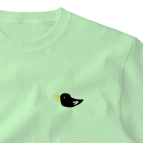 農家の敵！カラスのピーちゃん One Point T-Shirt
