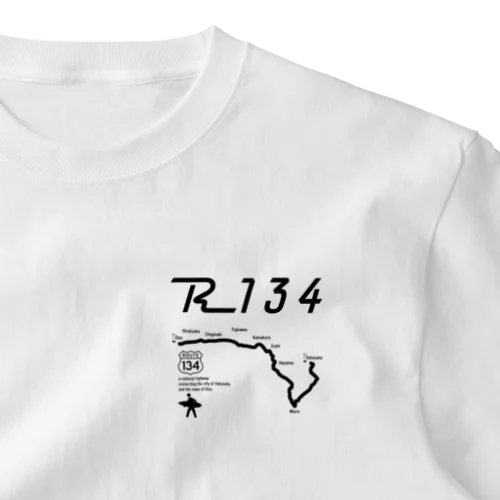 R134_No.006_01_bk One Point T-Shirt