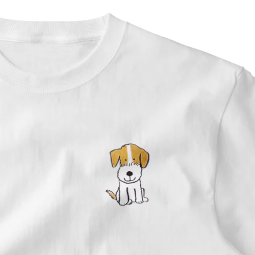 ジャックラッセルテリアお座り One Point T-Shirt