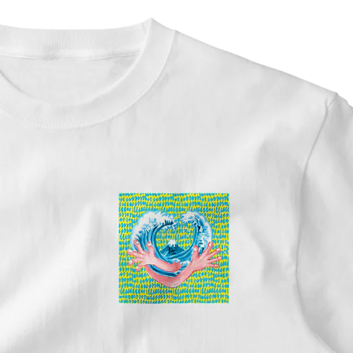 hugシリーズ　富士山🗻をハグ One Point T-Shirt