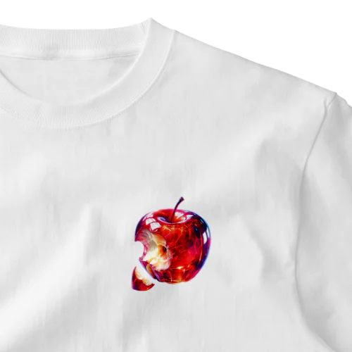 リンゴを一口齧ったら、真っ赤 One Point T-Shirt