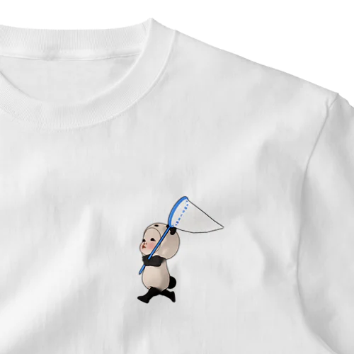 パンダタオル・虫取り One Point T-Shirt