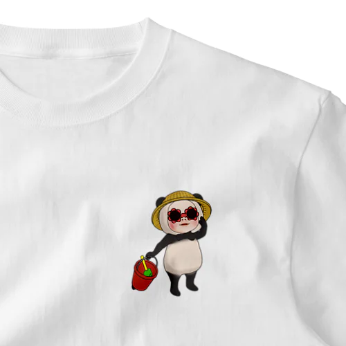 パンダタオル・砂遊び One Point T-Shirt
