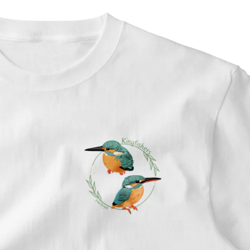 カワセミちゃんのカップル One Point T-Shirt