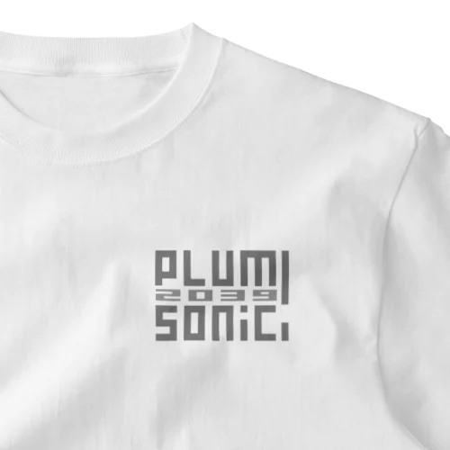 plumsonic!monotone01 One Point T-Shirt