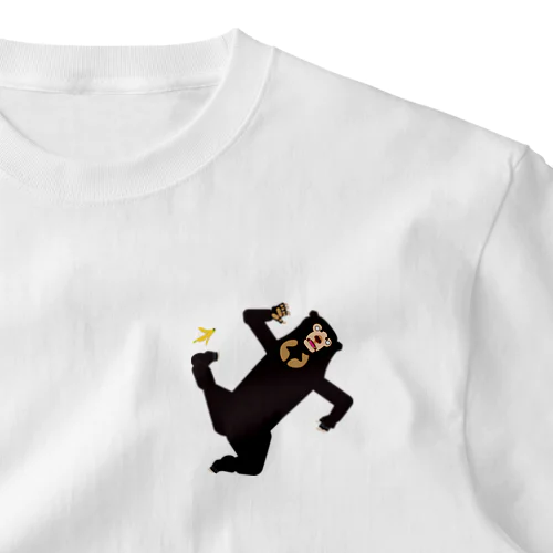バナナとクマ One Point T-Shirt