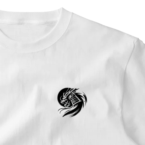 龍の武士 墨絵 One Point T-Shirt