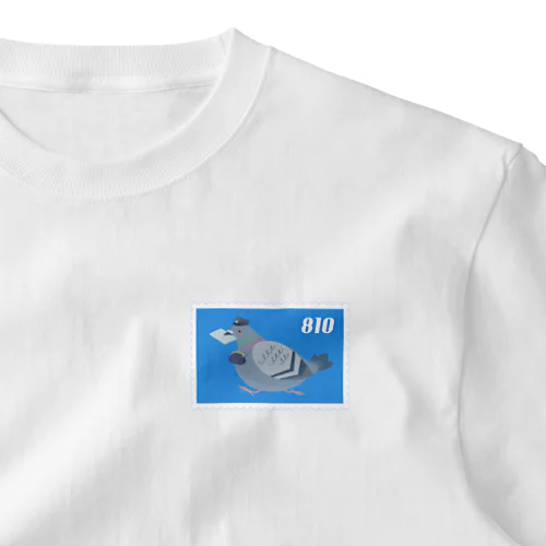 ハトの郵便屋さん One Point T-Shirt