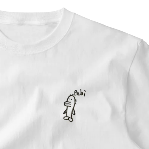 pediのニセモノpebi One Point T-Shirt