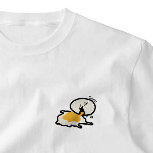 卵落とした One Point T-Shirt