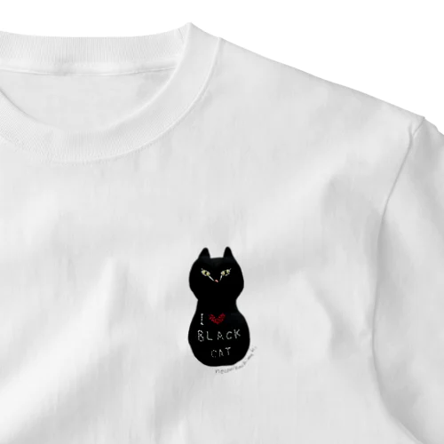 I❤️BLACK CAT！ One Point T-Shirt